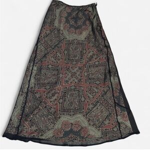 Vintage BCBGMaxAzria Black A-Line Skirt SIZE SM